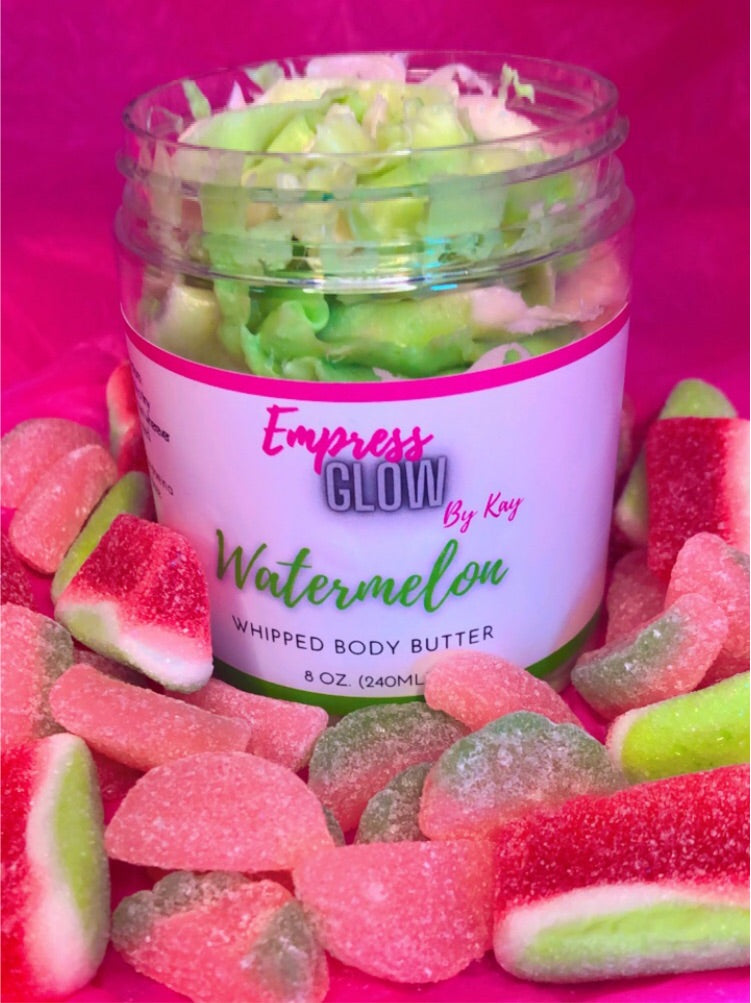 Watermelon whipped body butter