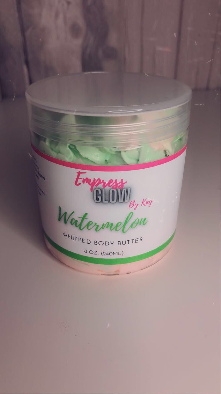 Watermelon whipped body butter