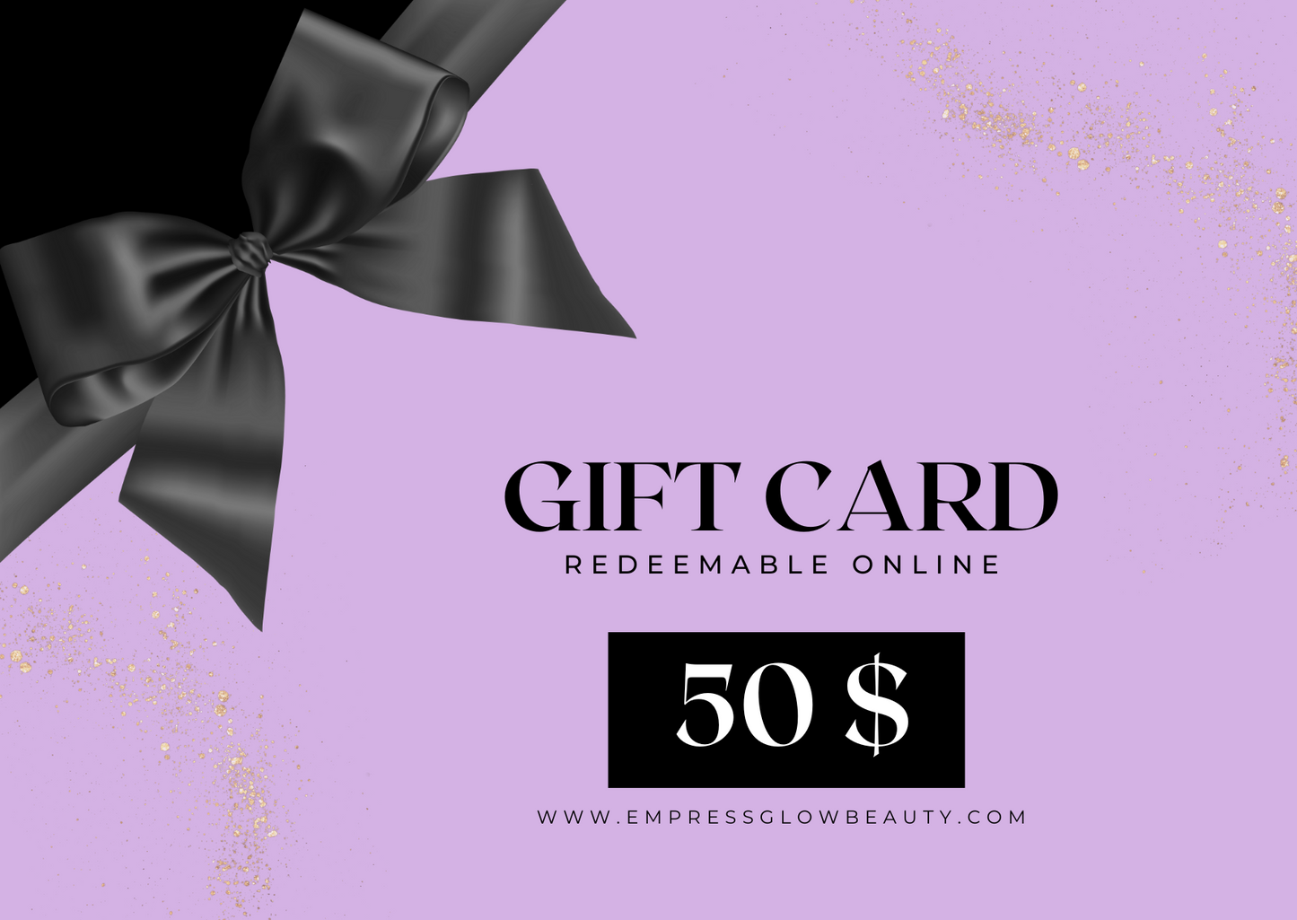 Empress Glow Beauty Cosmetics Gift Card